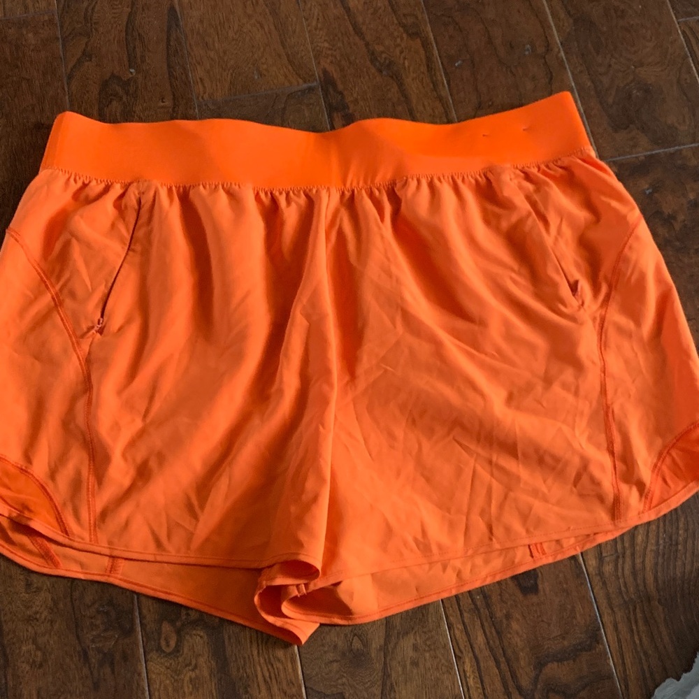 Tek Gear Women's Vibrant Orange Athletic Shorts